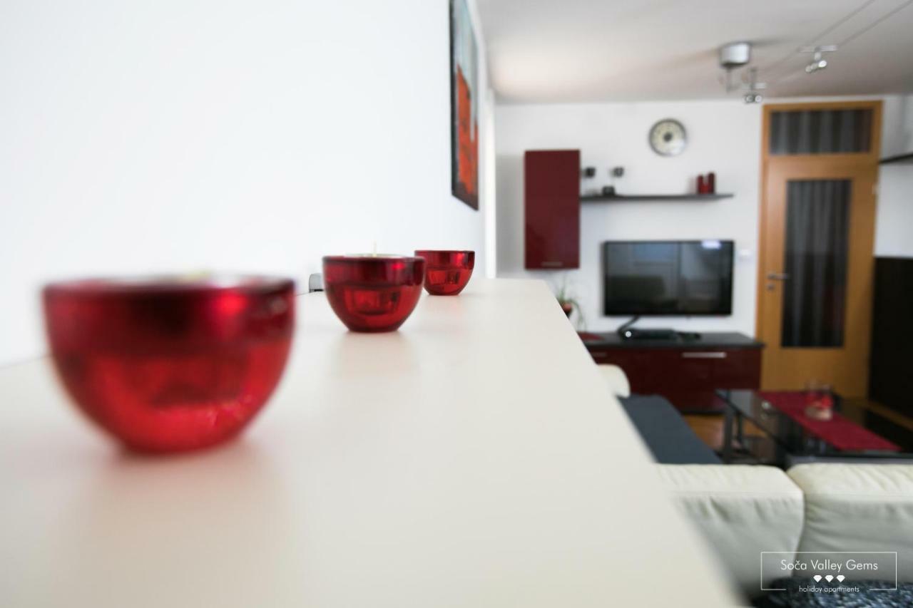Luxurious Ruby Apartment With Sauna Кобарид Экстерьер фото